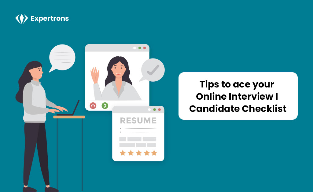 Tips to ace your Online Interview I Candidate Checklist