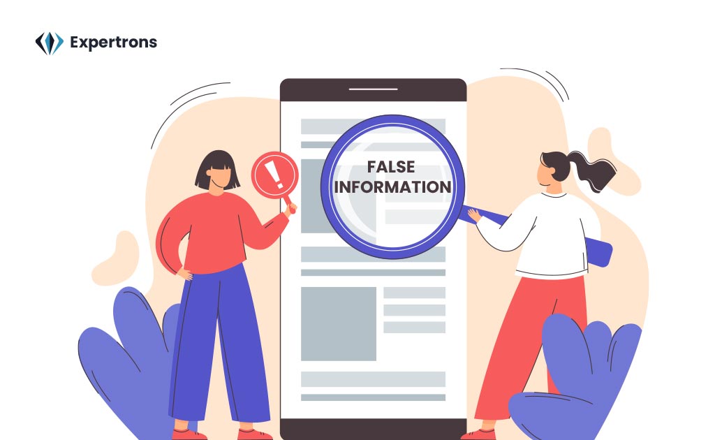 Second, don’t provide false information